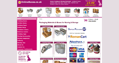 Desktop Screenshot of onlineboxes.co.uk