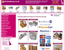 Tablet Screenshot of onlineboxes.co.uk